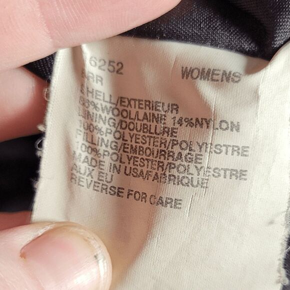 Woolrich Coat Brown Zip Wool western Aztec wool blend jacket womens medium - Picture 7 of 10